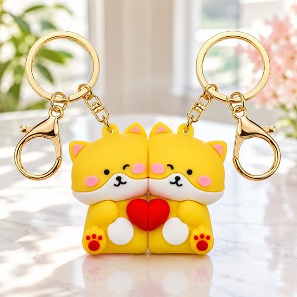 Magnetic Buddy Keychain - View 6