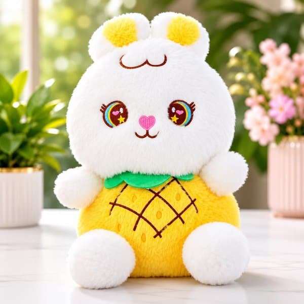 Breathing Fruit Rabbit Soft Toy