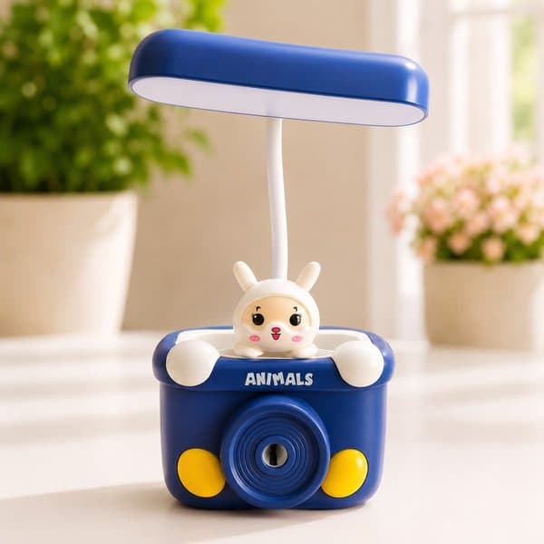 Animal Table Lamp with Pencil Sharpener