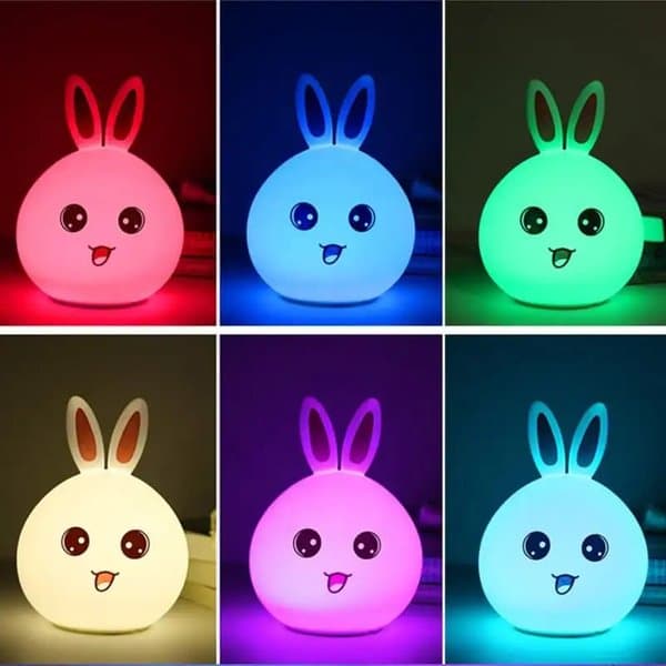 Bunny Face Silicone Night Lamp - View 3