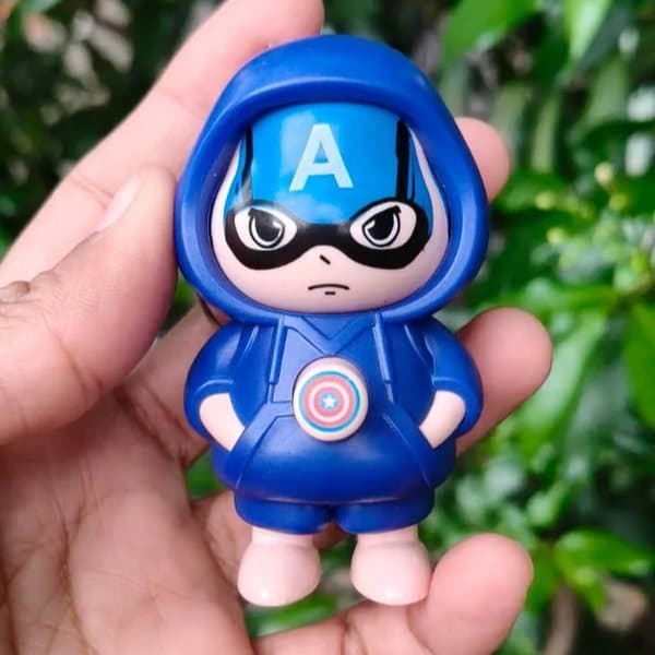 Face Changing Spinning Toy Keychain - Small - View 7