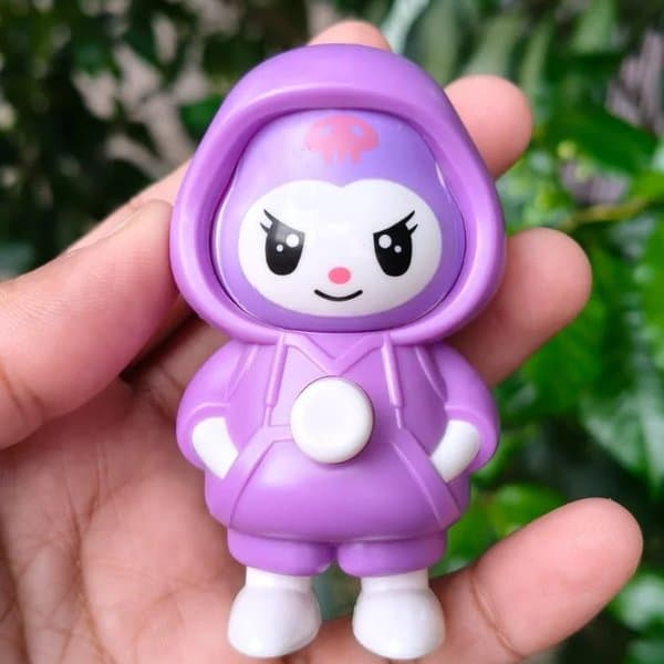 Face Changing Spinning Toy Keychain - Small - View 8