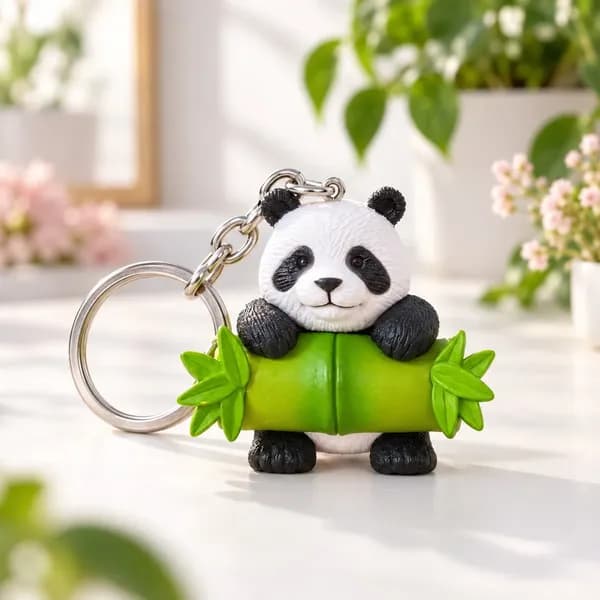 Panda Miniatures Keychain - View 5