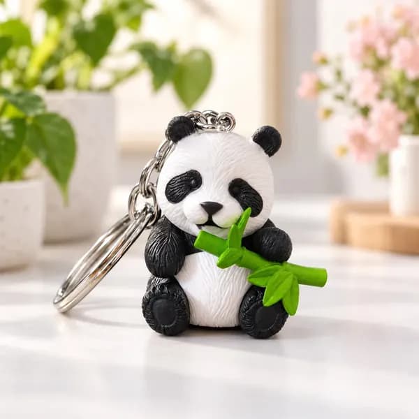 Panda Miniatures Keychain - View 2