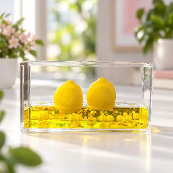 Rectangle Drift Liquid Motion Decor - View 5