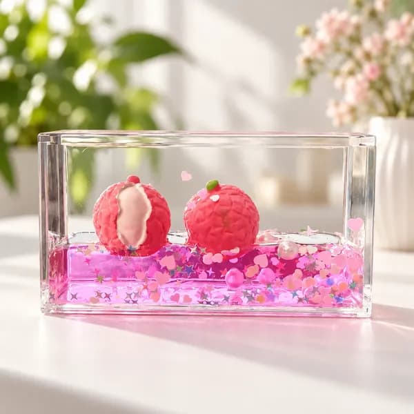 Rectangle Drift Liquid Motion Decor - View 3