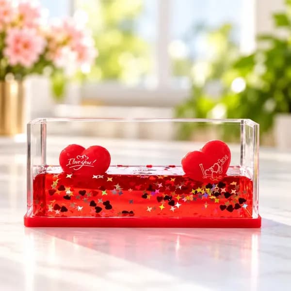 Rectangle Drift Liquid Motion Decor